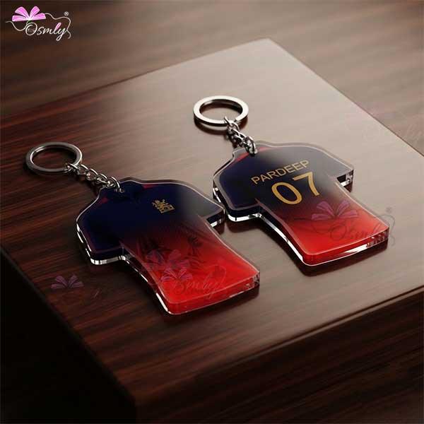 RCB IPL Cricket Keychain