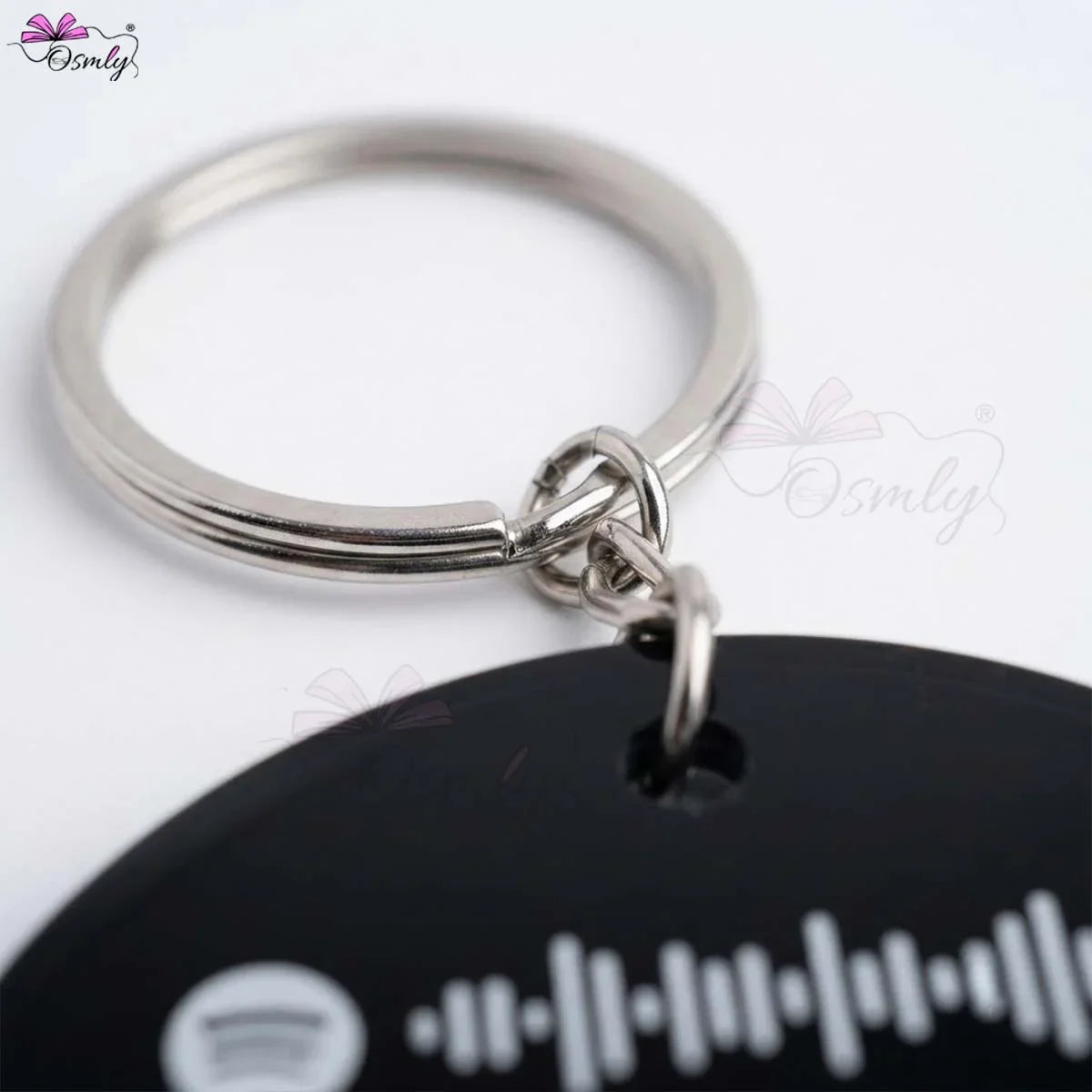 BlackRoundSpotifyKeychainringview - OSMLY