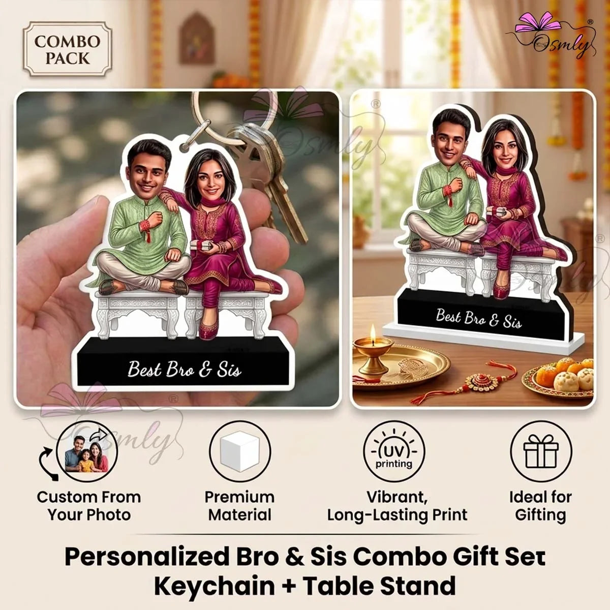BroSisterRakhiCaricaturecomboset - OSMLY
