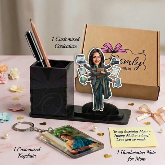 Business_Woman_Pen_Stand_gift_idea - OSMLY