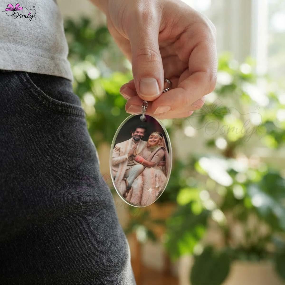 CustomizedOvalAcrylicKeychaingift - OSMLY