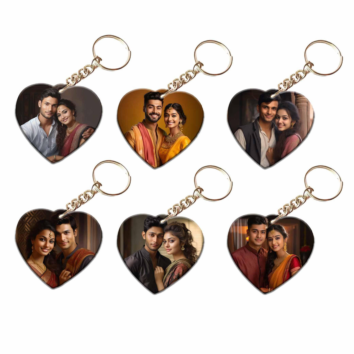 HeartShapeAcrylicKeychain - OSMLY