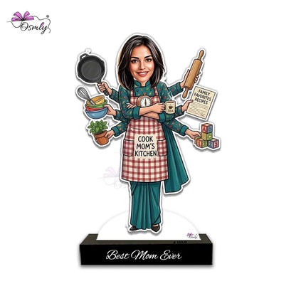 Personalised-Multitasking-Mom-Caricature-online-Gift - OSMLY