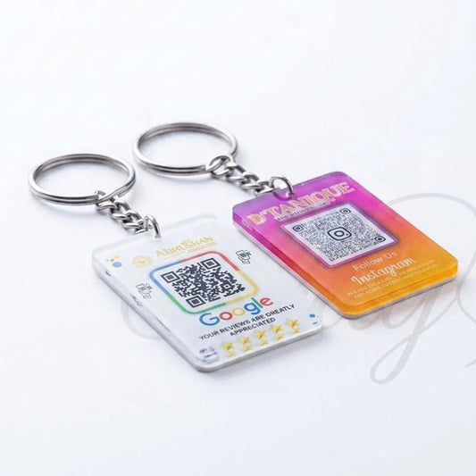 customizedacrylicqrkeychain - OSMLY