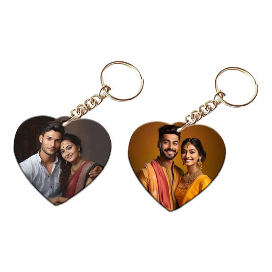 customizedonlineHeartShapeAcrylicKeychain - OSMLY