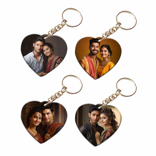 onlineHeartShapeAcrylicKeychain - OSMLY